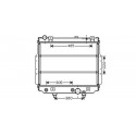 Radiateur refroidissement du moteur Chrysler Grand Cherokee 99-03
