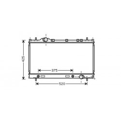  Radiateur NEON. 2.0 16V. M/A. +/- A/C 