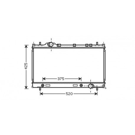  Radiateur NEON. 2.0 16V. M/A. +/- A/C 