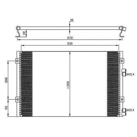  Condenseur de clim. PT-CRUISER. 2.2 CRD 