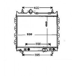  Radiateur Eau PT-CRUISER. 2.0i-16V.2.4i-16V.AUTOMAT. 