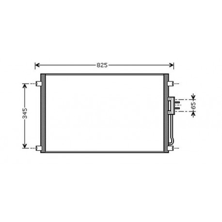 Condenseur climatisation Chrysler Voyager 01-04