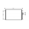 Condenseur climatisation Chrysler Voyager 01-04