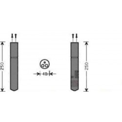  déshydrateur CITROEN C5 2.2HDI 125KW/2.7HDI 150KW 