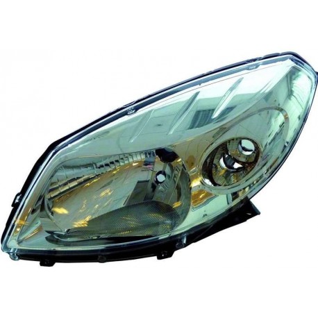  Phare Gauche SANDERO. H4. pour régl. Electrique. chrome 