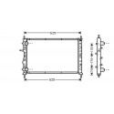 Radiateur refroidissement du moteur Fiat Multipla 99-04
