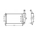 Radiateur refroidissement du moteur Fiat Punto 99-03 Fiat Punto 99-03