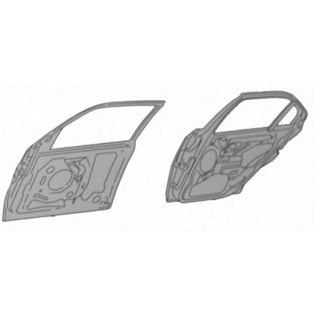 Porte Carrosserie arrière à  gauche (Côté conducteur) Ford Mondeo 00-03 Berline / Break Ford Mondeo 03-07 Berline / Break