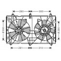 Ventilateur refroidissement du moteur Honda Accord 03-05 Berline / Break Honda Accord 05-08 Berline / Break