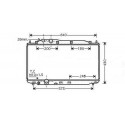 Radiateur refroidissement du moteur Honda Civic 05-08