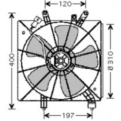 Ventilateur refroidissement du moteur Honda Civic Hatchback 03-06 (3 / 5 portes) Honda Civic Hatchback 03-06 (3 / 5 portes)