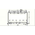 Radiateur refroidissement du moteur Hyundai Accent apres 2006