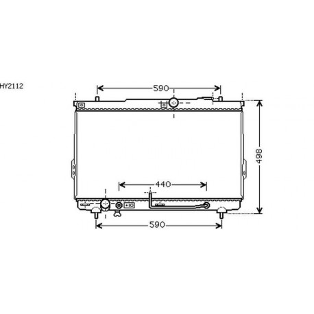  Radiateur SANTA FE. 2.0 CRDi.AUTOMATIC. +/-AC 