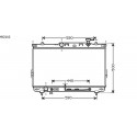 Radiateur refroidissement du moteur Hyundai Santa Fe 00-06