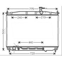 Radiateur refroidissement du moteur Hyundai Santa Fe 06-09