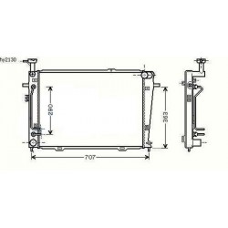Radiateur refroidissement du moteur Hyundai Tucson 04-10