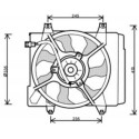 Ventilateur refroidissement du moteur Kia Picanto 04-07
