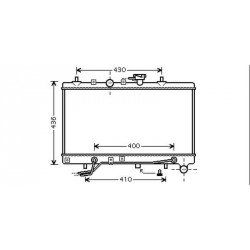  Radiateur Eau RIO. seulement AUTOMAT. +/-AC 