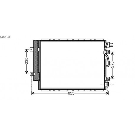  Condenseur de clim. KIA SORENTO. 2.5 CRDi. M/A 