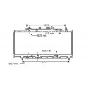 Radiateur refroidissement du moteur Lancia Ypsilon 00-03