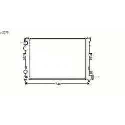 Radiateur refroidissement du moteur Lancia Zeta 95-02