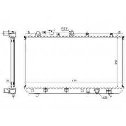 Radiateur refroidissement du moteur Mazda 323 S/F 98-00