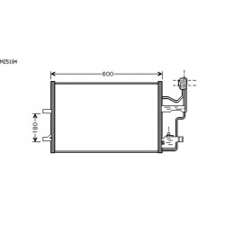  Condenseur clim. MAZDA 5. DIESEL AUSF. M/A +/-AC 