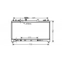 Radiateur refroidissement du moteur Mazda 6 08-10 Berline / Break