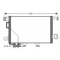 Condenseur climatisation Mercedes Classe C W203 04-06 180-320