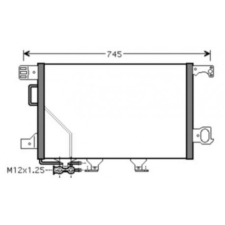  Condenseur W203. C200/220/270. avec TROCKNER 