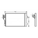 Condenseur climatisation Mercedes Viano/Vito W639 03-10