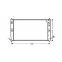 Radiateur refroidissement du moteur Mitsubishi Lancer apres 2008 Berline