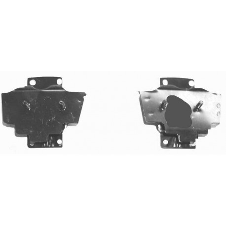 Support pare-chocs arrière à  gauche (Côté conducteur) Nissan Almera N16 00-02 (3 / 4 / 5 portes)