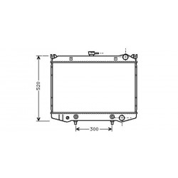  Radiateur Eau TERRANO WD21. 3.0i MAN/AUTOM. 