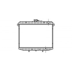 Radiateur refroidissement du moteur Nissan Terrano II apres 1993