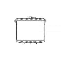 Radiateur refroidissement du moteur Nissan Terrano II apres 1993