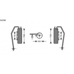 déshydrateur SIGNUM+VECTRA C. 1.9 CDTi M/A + FIAT CROMA 