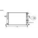 Radiateur refroidissement du moteur Opel Zafira 99-05