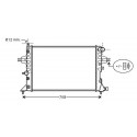 Radiateur refroidissement du moteur Opel Astra G 97-04