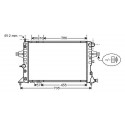 Radiateur refroidissement du moteur Opel Astra G 97-04