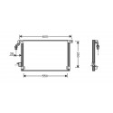 Condenseur climatisation Peugeot 106 95-05