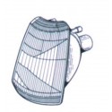  Clignotant Droit PEUGEOT 205. Verre Blanc 