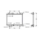 Radiateur refroidissement du moteur Peugeot 307 01-05