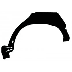  tôle rép. pour pass. de roue G RENAULT 19. 4-portes 