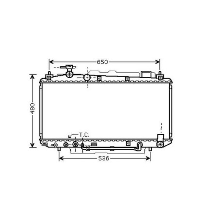 Radiateur refroidissement du moteur Toyota RAV 4 00-03