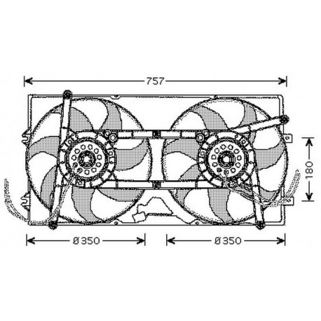 electro-Ventilateur double T490-97