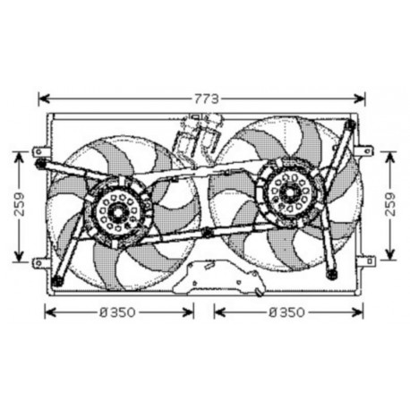 electro-Ventilateur double T497-03