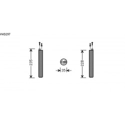 filtre deshydrateur TIGUAN07- tous mod. 