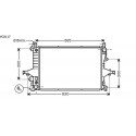 Radiateur refroidissement du moteur Volvo S60 Typ:RS 04-10