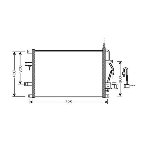  Condenseur XC90. 2.5/2.9+2.4TDI 